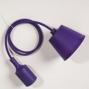 Suspension silicone violet E27