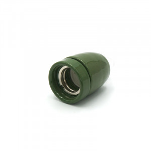 Douille porcelaine verte E27