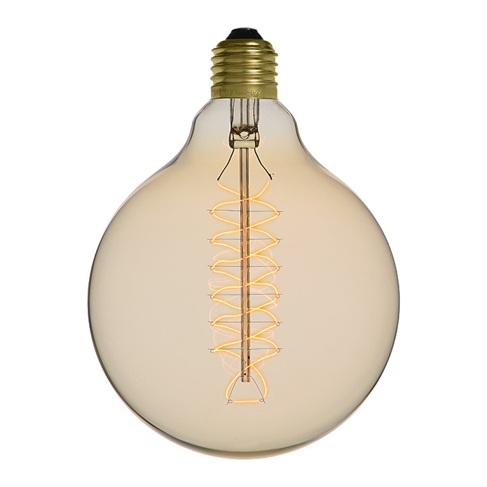 Ampoule déco vintage Atlanta 125mm 40W, E27