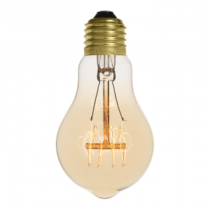 Ampoule déco vintage Miami 60mm, 60W, E27