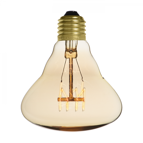 Ampoule déco vintage Dallas 95mm, 60W, E27