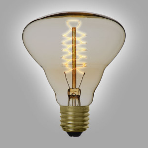 Ampoule déco vintage Houston 95mm, 40W, E27